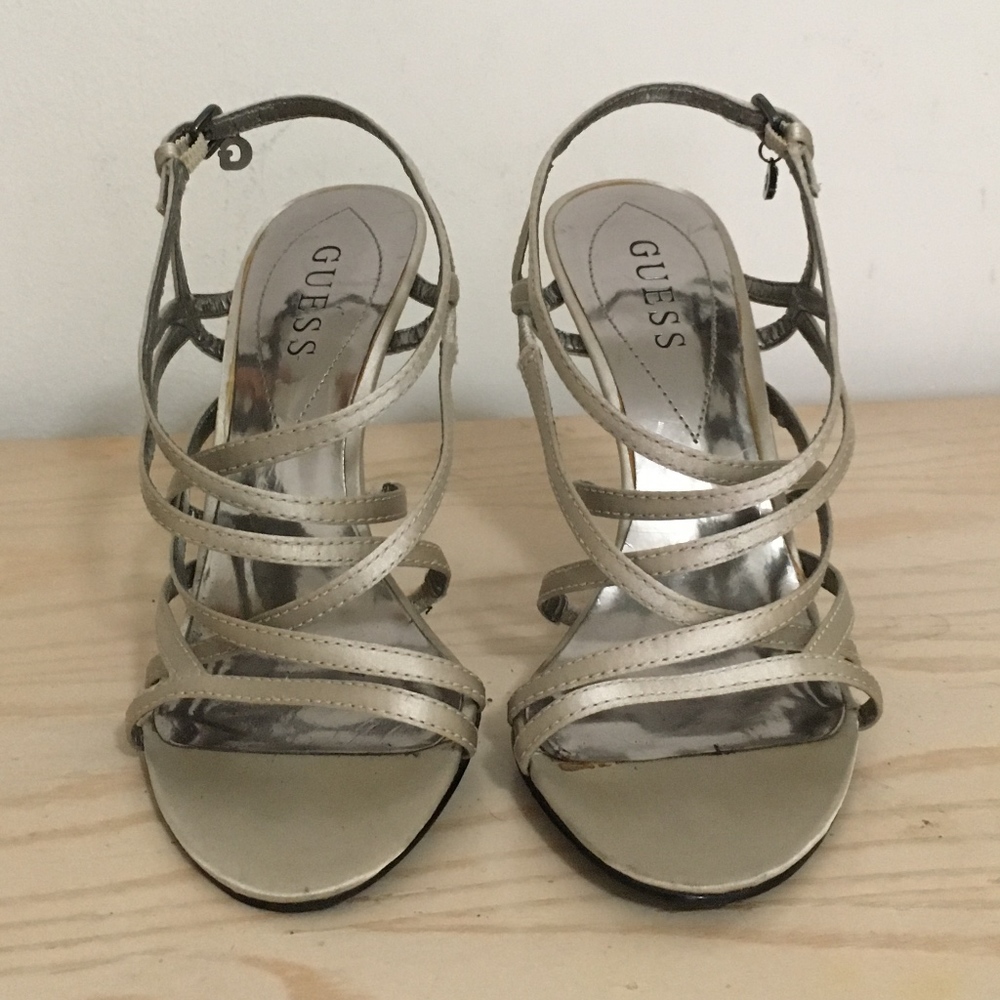 GUESS Strappy Stiletto Heels Size 7M